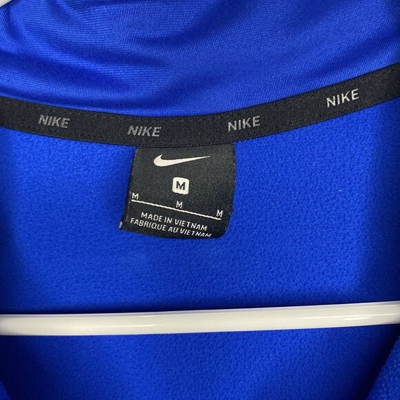 Nike Royal Blue 1/4 Zip Pullover Size Medium - Picture 10 of 12